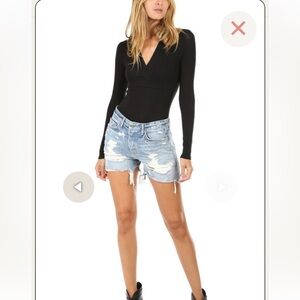 GRLFRND denim shorts